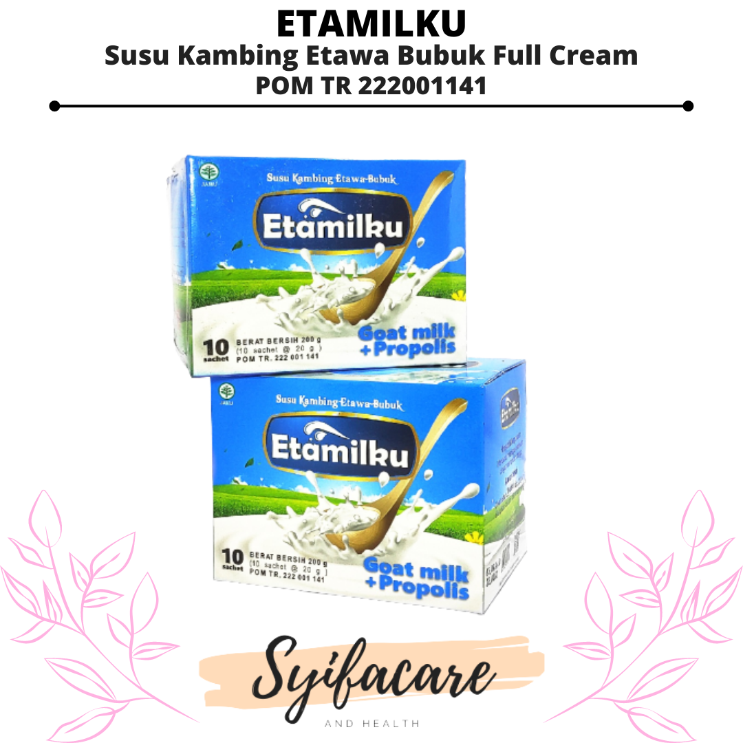 Susu Bubuk Kambing Etawa Etamilku Full Cream Isi 10 Saset Lazada