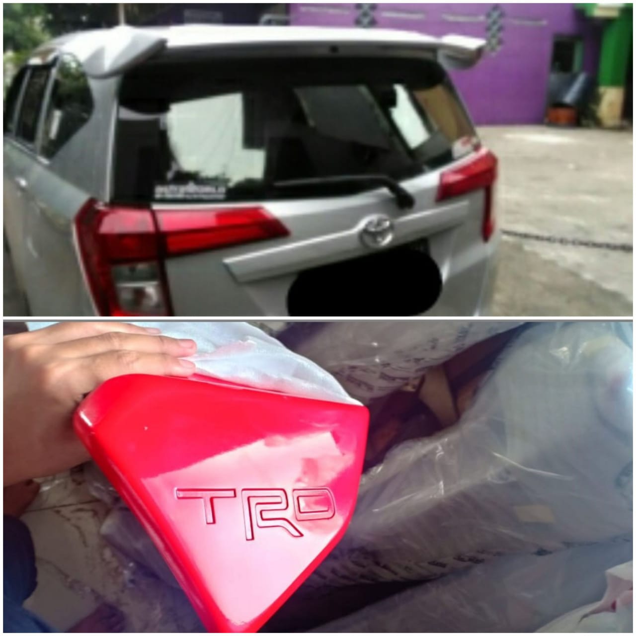 Ce Cstwe Promo Ongkir Toyota Calya Spoiler Calya Spoiler Topi