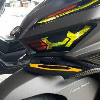 Sticker Sticker Mata Alis Variasi Lampu Honda Vario Tahun