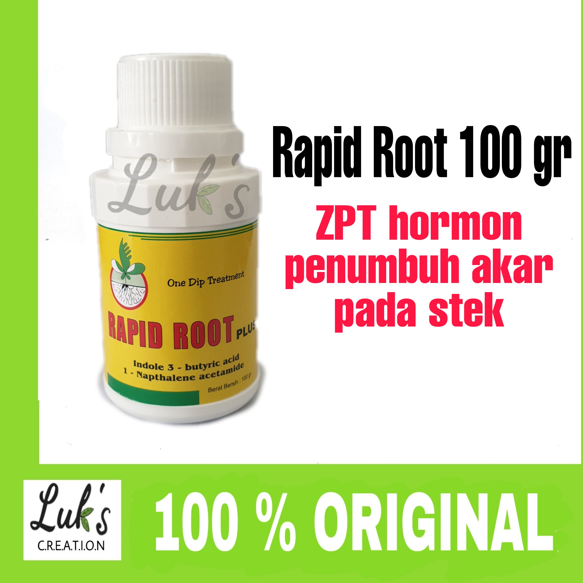 Rapid Root 100 Gr ZPT Hormon Penumbuh Akar Pada Stek Tanaman Lazada