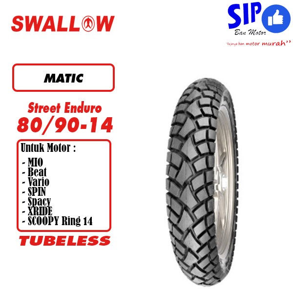 Ban Swallow Street Enduro Sb Ring Tubeless Lazada Indonesia