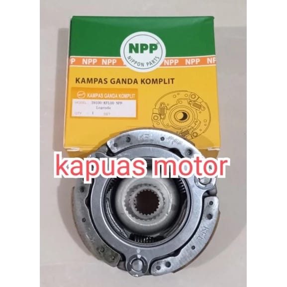 Kampas Otomatis Kopling Ganda Assy Komplit Supra Fit Lama Legenda Kfl