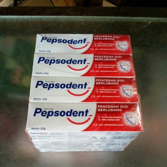 PAKET HEMAT 12 PCS 1 LUSIN PASTA GIGI PEPSODENT ODOL 25 GR UNILEVER