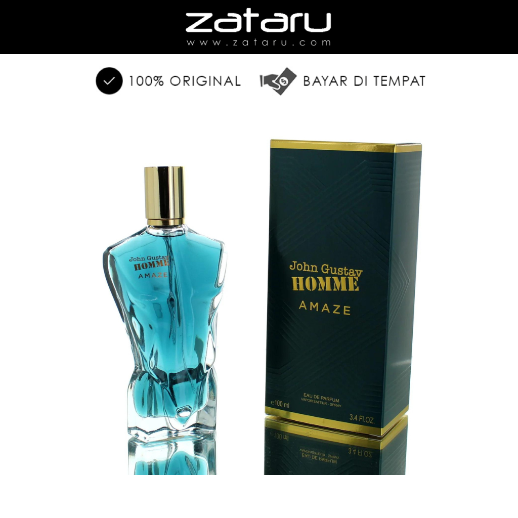 Fragrance World John Gustav Homme Amaze Man Edp Ml Lazada Indonesia