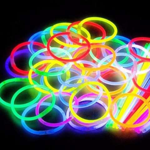 ... Pcs Source Light Gelang Menyala Isi 15 Source 100pcs Multi Color Glow Stick Gelang Fosfor Pesta