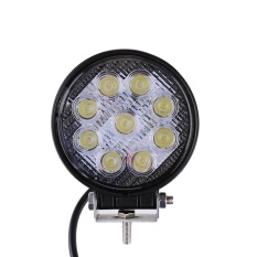 27 W 9 LED Round LED Work Spot Beam Light Lampu Off Road High Power ATV Jeep 30 Derajat Spot Light-Intl