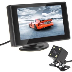 480x272 Resolusi 4.3 Inch Warna TFT Monitor Mobil + 420 TV Lines Night Vision Camera170 Derajat Wide Angle Lensa-Intl