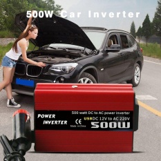 500 W DC Ke AC Power Converter DC 12 V untuk 220 V Inverter Mobil dengan Dual USB- INTL