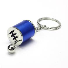 AC Merssavo Creative Car Six-speed Manual Transmission Shift Lever Keychain Blue - intl