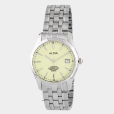 Alba AXHK99X1 - Jam Tangan Pria - Tali Logam - Analog Quartz - Emas