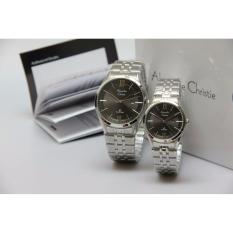 Alexandre Christie - Jam Tangan Couple - Silver or Black - Stainless Steel Strap - AC8289 - Limited Edition