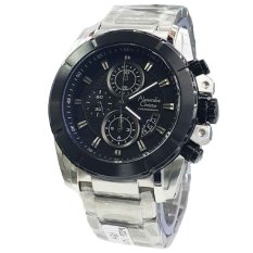 Alexandre Christie - Jam Tangan Pria - Stainless Steel - Ac 6226 - Silver-Hitam