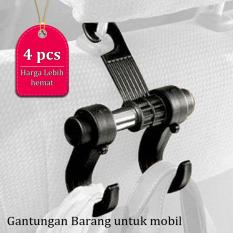 Anabelle Gantungan Barang Portable Untuk Mobil Car Hanger Organizer Holder 1 Set Isi 4 Gantungan Barang Gantungan Mobil 1 Set Dapat 4