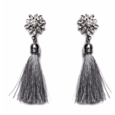 Anting Wanita Tassel Type 003 - Orchid Grey