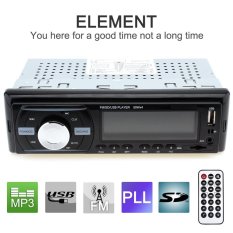 Car Audio Stereo In-Dash 1 DIN 12V Car Bluetooth Radio MP3 Player Support FM UPS WMA INP AUX and Clock