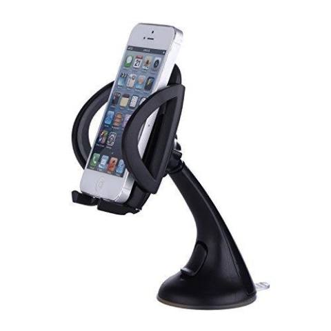Mobil Dudukan, Thzy Hitam 360 Gelar Rotasi Universal Dasbor Kaca Depan Mobil Dudukan Cradle Penahan untuk iPhone 6, 6 Plus, S, 5C, 5, S, 4; Samsung Galaksi Note 4, 3, 2, S5, S4, S3, Galaksi Mega, Htc Satu, 2-Internasional 1