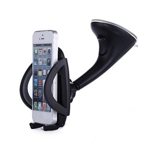 Mobil Dudukan, Thzy Hitam 360 Gelar Rotasi Universal Dasbor Kaca Depan Mobil Dudukan Cradle Penahan untuk iPhone 6, 6 Plus, S, 5C, 5, S, 4; Samsung Galaksi Note 4, 3, 2, S5, S4, S3, Galaksi Mega, Htc Satu, 2-Internasional 2