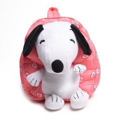 Kartun Anak Balita Baby Boy Girl Bayi Taman Kanak-kanak Sekolah Dasar Kartun Anak Imut's Schoolbag Kindergarten Baby Shoulder Bag Snoopy Dog 1-3 Tahun Backpack Cute Backpack-Intl