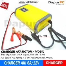 Charger Aki Portable 6A/12V Mobil Motor