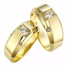 Cincin Kawin Palladium, Cincin Pernikahan Silver Emas No L9