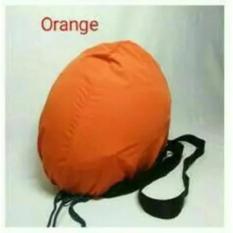 COVER HELM ANTI AIR - Raincoat - Tas Helm Sarung Helm - Orange