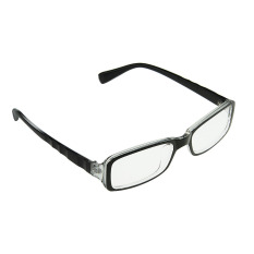 Fashion TV Eye Protection Slim PC Kantor Sekretaris Adapula Bingkai Plastik Bening Polos Lengan Persegi Panjang Lensa Cermin A Bookworm Kaca Mata Vision Radiasi/Kacamata Video Kacamata Komputer