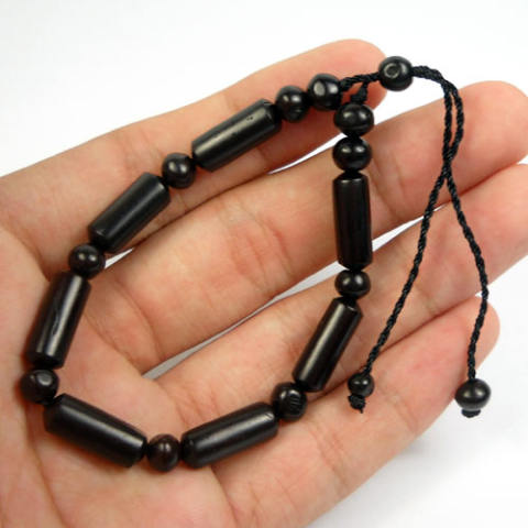 Gelang Kaukah Kokka Import Turki Kayu Fuqaha Bambu Hitam
