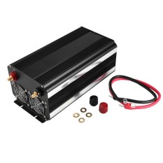 Gift Pure Sine Wave Car Inverter 4000W DC12V To AC220V DE Standard Aluminum - intl