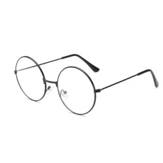 Hindfield L1710 Classic Vintage Glasses Frame Brand Design Women Men Round Metal Frame Frame Flat Mirror Eyeglasses gafas de sol