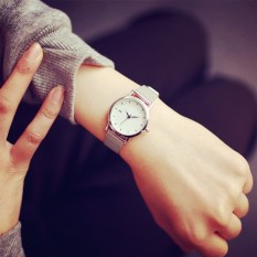 【Ice younger sister Ru's house 】simple chic in Korea revive old customs silvery metal Men‘s Watch - intl