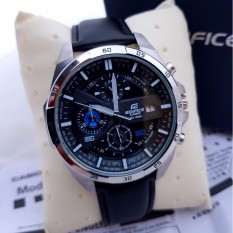 Jam Tangan Casioo Edifice EFR 556L - 1AV Leather Black
