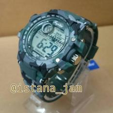 Jam Tangan Pria Cowok Fujitec Army Digital Tali Karet