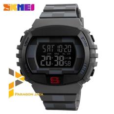 Jam Tangan SKMEI 1304 Digital Sporty Pria - Abu2 Grid Termurah