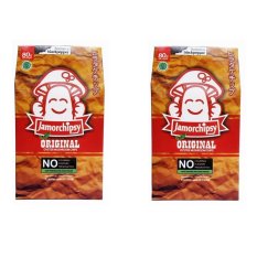 Jamorchipsy Keripik Jamur Rasa Blackpepper 2Pcs