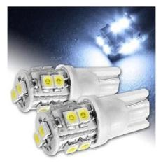 Lampu Senja Motor T10 LED 10 Mata Murah Universal Semua Motor (Isi 2) - Putih