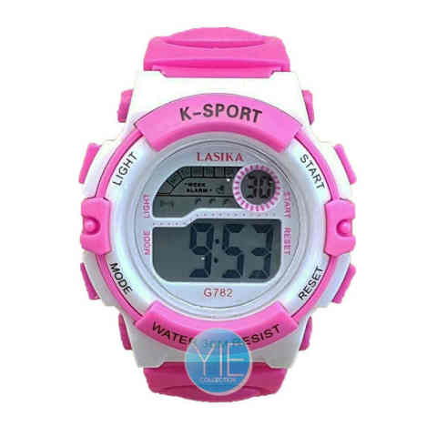 Lasika Jam Tangan Anak Anti Air WFoc 8 2 - Pink