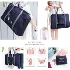leegoal Outdoor Travelling Bag- Foldable Luggage Bag- Large Capacity Single Shoulder Bag,Deep Blue