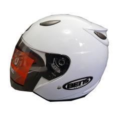 Marcase Helm Dewasa Bens Half face - Putih Glossy