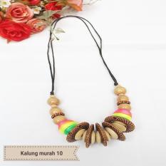 nandhut -Kalung kayu unik etnik murah