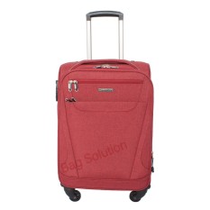 Luminox Tas Koper Softcase - 4 Roda Putar - Kunci TSA 7736 Size 24 Inch - Merah