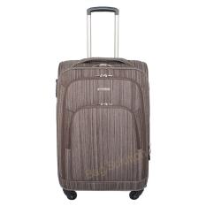 Navy Club Tas Koper Softcase Resleting Anti Tusuk - 4 Roda Putar - Kunci TSA 3880 Size 28 Inch - Coffee