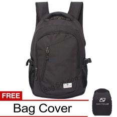 Navy Club Tas Ransel Laptop Kasual - Tas Pria Tas Wanita Tas Laptop Trendy EIBA Backpack Up to 14 inch Daypaack - Hitam