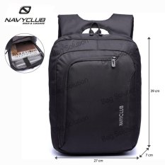 Navy Club Tas Ransel Laptop Tahan Air - Tas Pria Tas Wanita 5850 Backpack Up to 15 inch - Hitam
