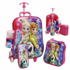 Onlan Tas Trolley Anak 4in1 Set 6 Roda Import