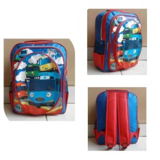Onlan Tas Ransel Anak Sekolah SD Kantung Besar dan Luas Motif Tayo