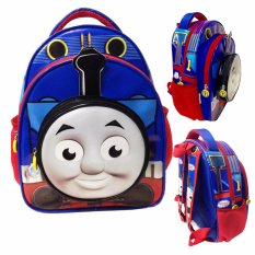 Onlan Tas Ransel Anak Sekolah TK & Play Group Bahan Sponge Tahan Air - Blue