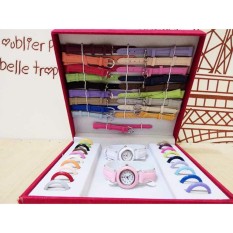 ONLINE Paket Jam Tangan Since 2 Jam 21 Tali 21 Ring