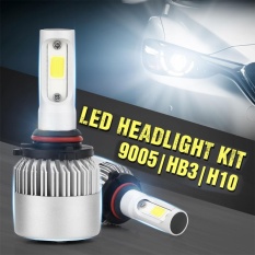 Paket 2 COB LED Auto Mobil Headlight, 40 W 10000LM Semua Dalam Satu Mobil Lampu LED Bulb Fog Light, Putih 6000 K Head Lamp H1 H4 H7 H8 H9 H10 H11 H13 HB1-HB5 9003-9008 Model: 9005/HB3/H10,