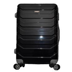 Polo Team Tas Koper Kabin Hardcase 4 Roda Putar Size 20 inch 8705- Hitam