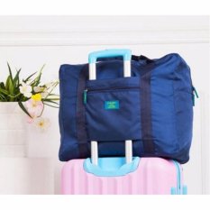 Prime Foldable Travel Bag Tas Mudik Hand Carry Bag - Biru Navy